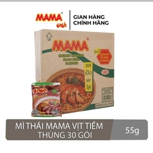 Thùng 30 gói mì Mama hương vịt 55g