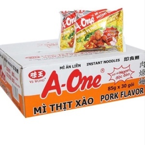 Thùng 30 gói mì tôm A-One 85g