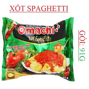 Thùng 30 gói mì trộn Omachi xốt Spaghetti 91g