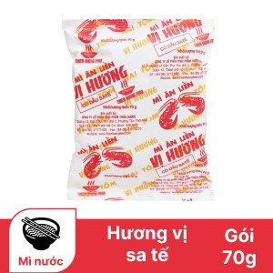 Thùng 30 gói mì Vị Hương sa tế 70g