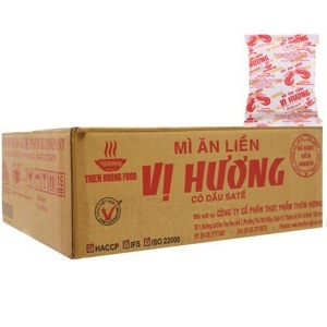 Thùng 30 gói mì Vị Hương sa tế 70g