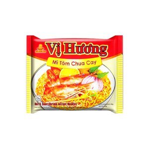 Thùng 30 gói mì Vị Hương tôm chua cay 65g