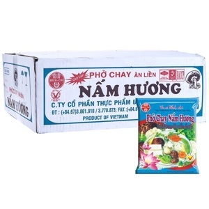 Thùng 30 gói phở chay Vina Bích Chi 70g