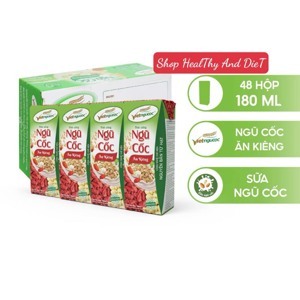 Thùng 40 hộp thức uống ngũ cốc ăn kiêng Việt Ngũ Cốc 180ml