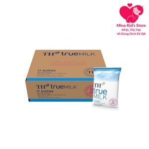 Thùng 48 bịch sữa tươi tiệt trùng ít đường TH true MILK 220ml