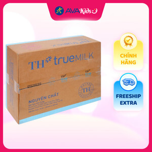 Thùng 48 bịch sữa tươi tiệt trùng nguyên chất không đường TH true MILK 220ml