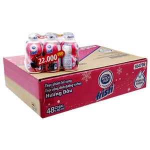 Thùng 48 chai sữa chua uống dâu Fristi 80ml