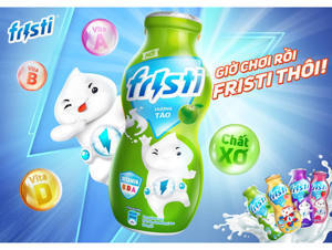 Thùng 48 chai sữa chua uống táo Fristi 80ml