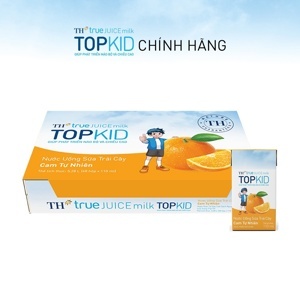 Thùng 48 hộp sữa chua uống hương dâu TH True Yogurt Top Kid 110ml