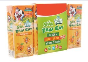 Thùng 48 hộp sữa chua uống LiF Kun hương cam 180ml