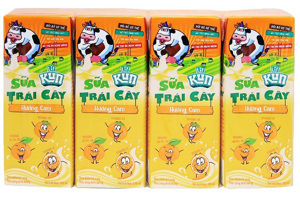 Thùng 48 hộp sữa chua uống LiF Kun hương cam 180ml