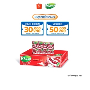 Thùng 48 hộp sữa chua uống vị lựu YoMost 170ml