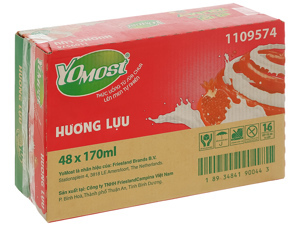 Thùng 48 hộp sữa chua uống vị lựu YoMost 170ml