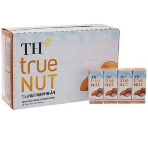 Thùng 48 hộp sữa hạt hạnh nhân TH True Nut 180ml