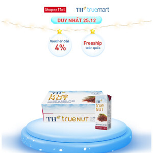 Thùng 48 hộp sữa hạt và gạo lứt đỏ TH True Nut 180ml