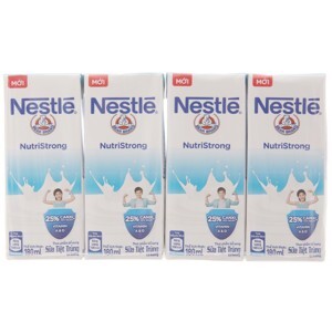 Thùng 48 hộp sữa tiệt trùng có đường Nestlé NutriStrong 180ml