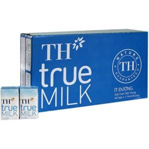 Thùng 48 hộp sữa tươi tiệt trùng có đường TH true MILK 110ml