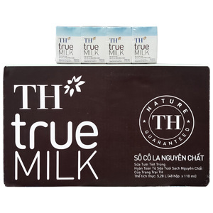 Thùng 48 hộp sữa tươi tiệt trùng socola TH true MILK 110ml