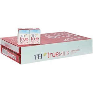 Thùng 48 hộp sữa tươi tiệt trùng hương dâu TH true MILK 110ml