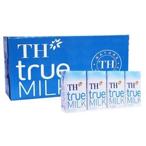 Thùng 48 hộp sữa tươi tiệt trùng ít đường TH true MILK 110ml