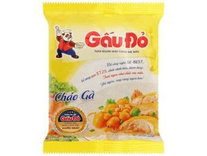 Thùng 50 Gói Cháo Gấu Đỏ Vị Gà