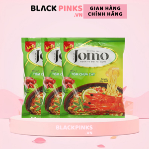 Thùng 6 lốc mì Jomo vị tôm chua cay 80g