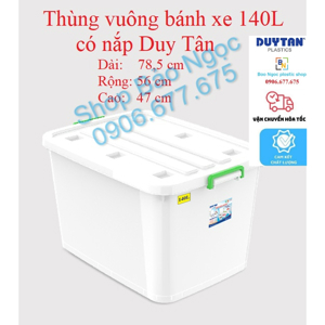 Thùng bánh xe Duy Tân 140 Lít