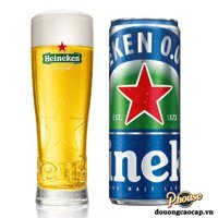 Thùng bia Heineken 0.0% độ cồn 24 lon 330ml