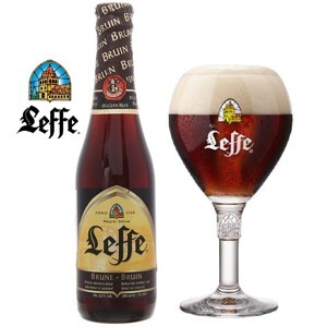 Thùng bia Leffe Brune ( Leffe nâu) - 330ml, 24 chai