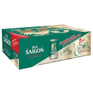 Thùng Bia Saigon Special, 330ml x 24 lon