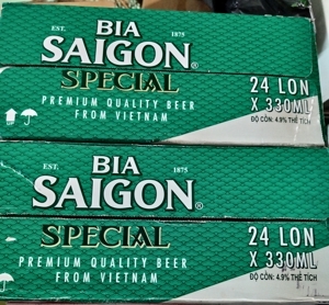 Thùng Bia Saigon Special, 330ml x 24 lon