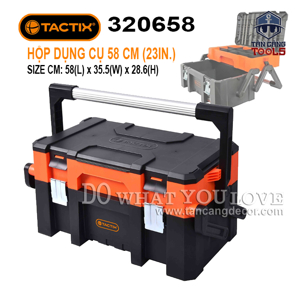 Thùng đựng đồ nghề 2 ngăn Tactix 320658