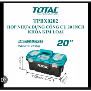 Thùng đựng đồ nghề khóa kim loại Total TPBX0202