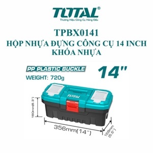 Thùng đựng đồ nghề khóa nhựa Total TPBX0141