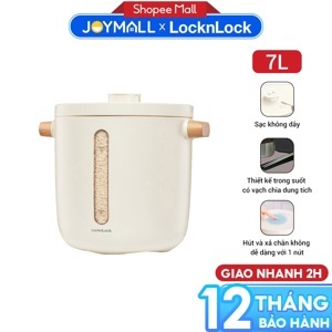 Thùng đựng gạo chân không Lock&Lock EJR973WHT - Dung tích 7L