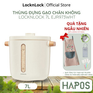 Thùng đựng gạo chân không Lock&Lock EJR973WHT - Dung tích 7L