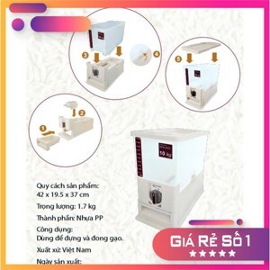 Thùng đựng gạo thông minh Tashuan TS-3626B (TS3626B) - 10kg