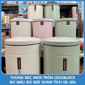 Thùng đựng rác đạp chân Lock&Lock BYP102 (BYP102G) 5L