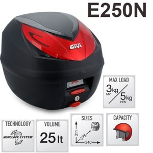 Thùng Givi E250N Wildcat (23L)