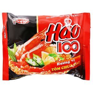 Thùng Mì 30 Gói Hảo 100 Hương Vị Tôm Chua Cay