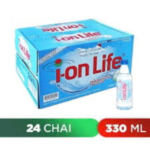 Thùng nước khoáng I-on Life - 330ml, 24 chai