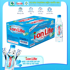 Thùng nước khoáng I-on Life - 450ml, 24 chai