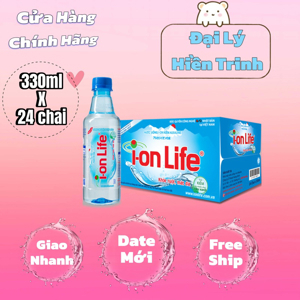 Thùng nước khoáng I-on Life - 450ml, 24 chai