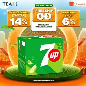 Thùng nước ngọt 7up Chanh 12 lon