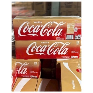 Thùng nước ngọt Coca Cola Vanila 12 lon