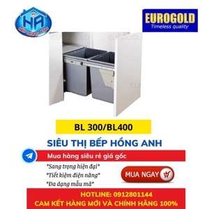 Thùng rác đôi  Eurogold BL400