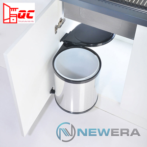 Thùng rác đơn inox NewEra 14 lít