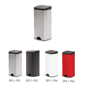 Thùng rác Fitis Đạp Vuông SPL1-904.A (SPL1-904), 22L