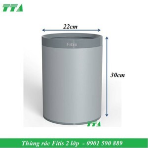 Thùng rác Fitis Dual kiểu Âu ROM3-909