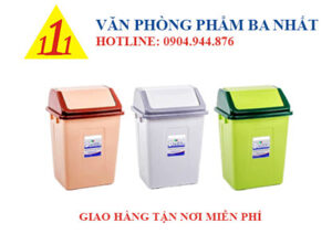 Thùng rác nắp lật Duy Tân nhỏ